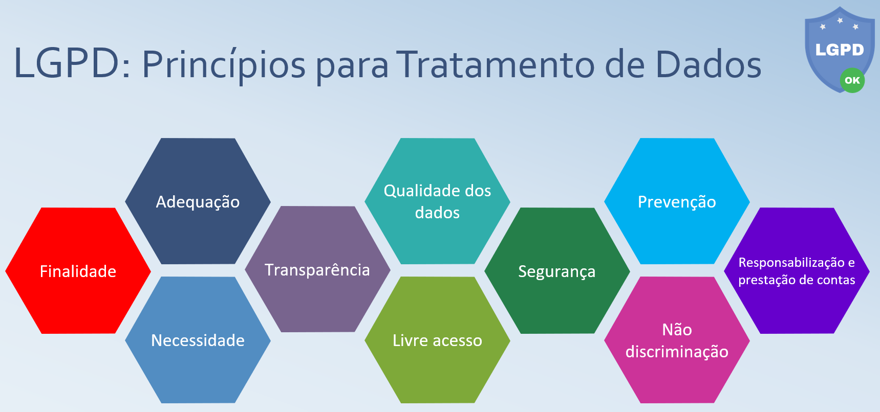 Lgpd E Os Princ Pios Para Tratamento De Dados